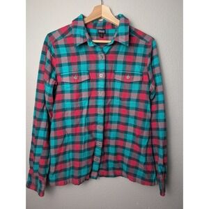 Patagonia Ls Organic Cotton Midweight Fjord Flannel Shirt‎ 53915FA12 Womens 10